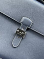 Мужской портфель Hermès мужской кожа синий 108400-6