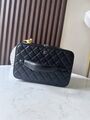 Косметичка Chanel женский кожа черный 154954-4