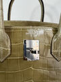 Сумка Hermès Birkin 30 женский кожа болотный 140343-6