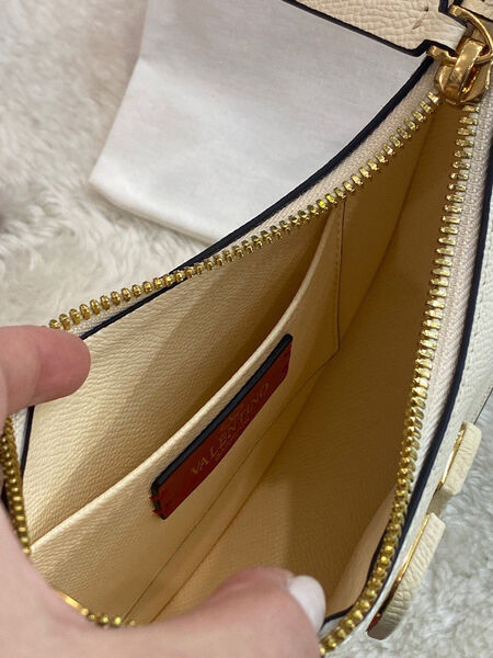 Сумка Valentino женский кожа белый 98738-2
