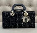Сумка Christian Dior Lady женский текстиль черный 133092-1