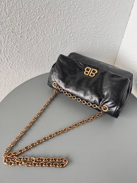 Сумка Balenciaga женский кожа черный 126356-13