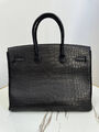 Сумка Hermès Birkin 35 женский кожа черный 162966-2