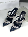 Туфли Manolo Blahnik женский черный 80831-3