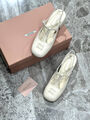 Туфли Miu Miu женский кожа белый 115031-2