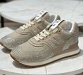 Кроссовки Miu Miu женский текстиль бежевый 139232-1