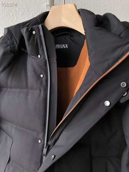 Мужской пуховик Zegna мужской черный 136497-6