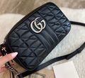 Сумка Gucci Marmont женский кожа черный,серебристый 97055