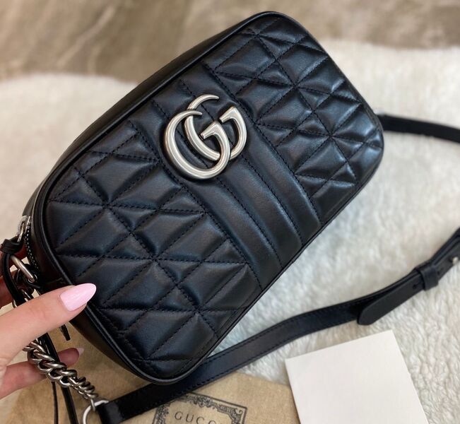 Сумка Gucci Marmont женский кожа черный 97055