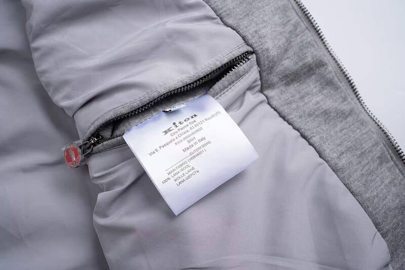 Мужской жилет Kiton мужской графитовый 135784-6