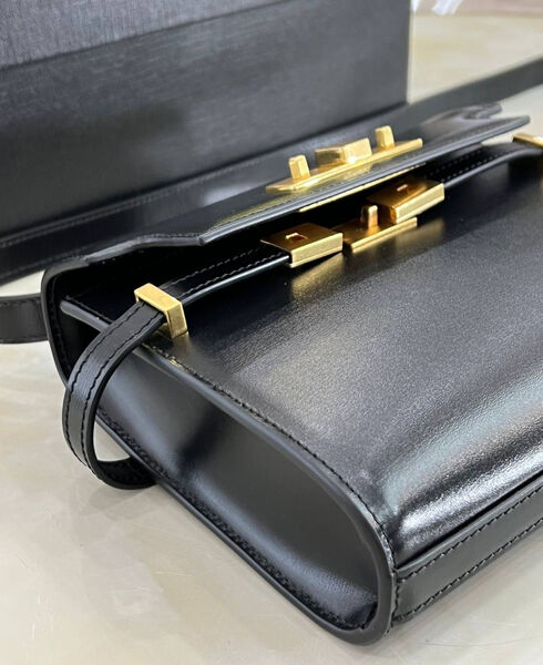 Сумка Saint Laurent женский кожа черный 143333-6