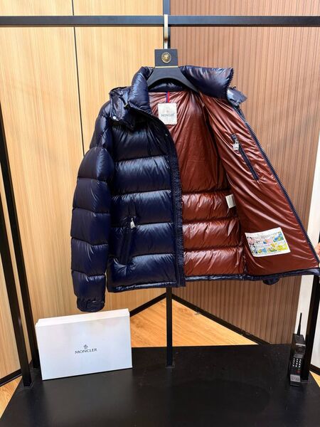 Moncler мужской пуховик мужской синий 202513-2