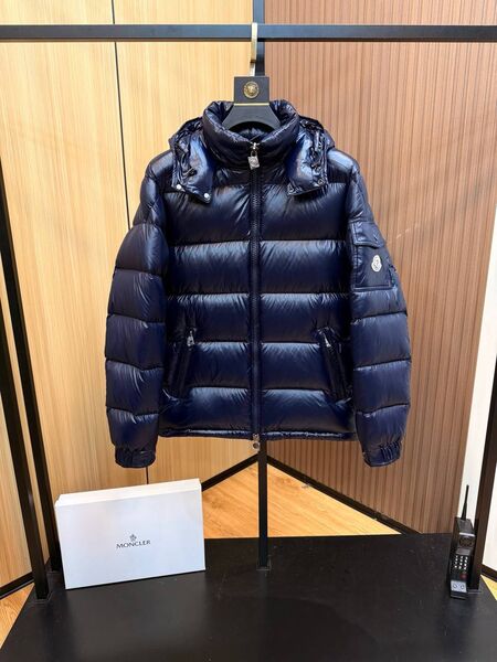 Moncler мужской пуховик мужской синий 202513