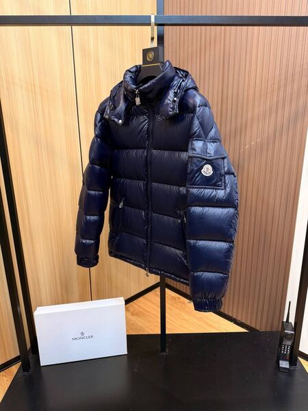 Moncler мужской пуховик мужской синий 202513-3
