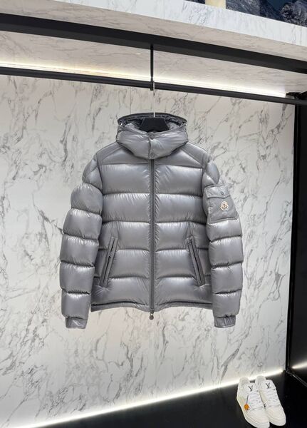 Moncler пуховик мужской графитовый 2025178