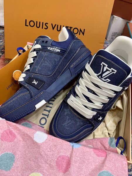 Louis Vuitton Trainer мужской синий 2025138-6