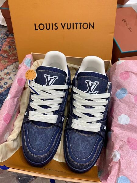Louis Vuitton Trainer мужской синий 2025138-8