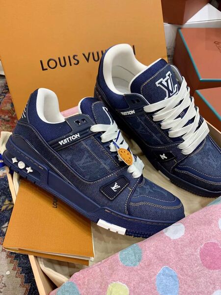 Louis Vuitton Trainer мужской синий 2025138-4