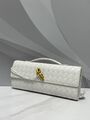 Сумка Bottega Veneta женский кожа,канва молочный t4296857-1