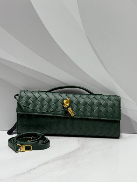 Сумка Bottega Veneta женский кожа болотный z9915442-1-2