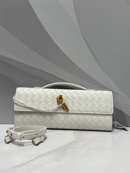Сумка Bottega Veneta женский кожа белый t4296857-1-2