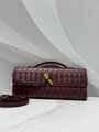 Сумка Bottega Veneta женский кожа бордовый h7884669-1-2