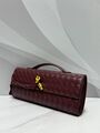 Сумка Bottega Veneta женский кожа бордовый h7884669-1
