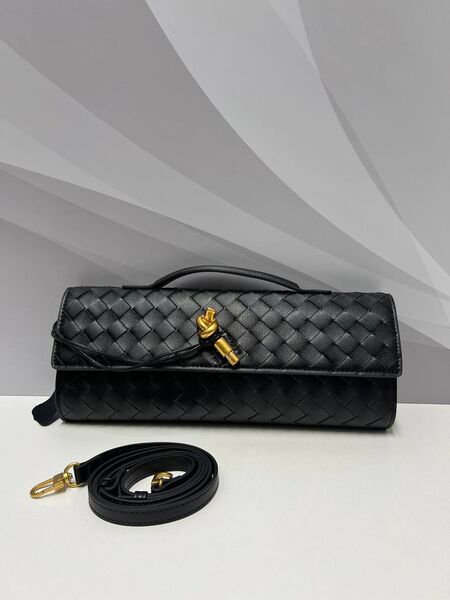 Сумка Bottega Veneta женский кожа черный l7642540-1-7