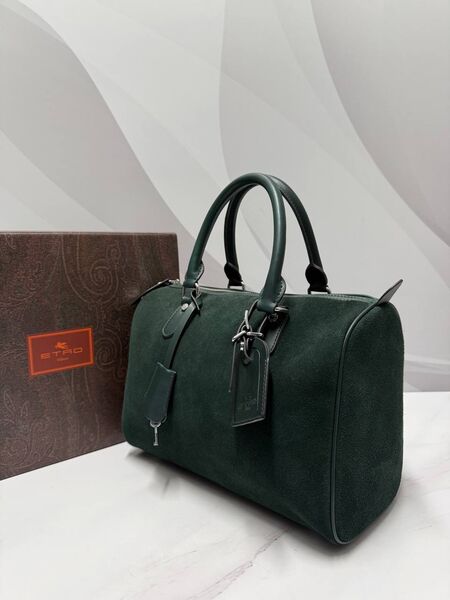 Сумка Etro женский замша болотный b8358102-1