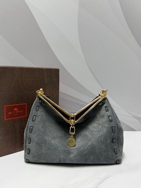 Сумка Etro женский замша графитовый k2476275-1-3