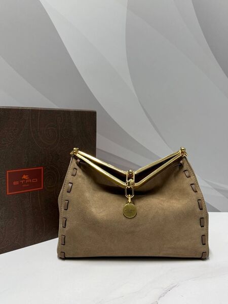 Сумка Etro женский замша бежевый k9274159-1-3