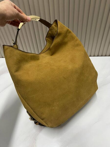 Сумка Moschino женский замша бежевый h1136788-1-3