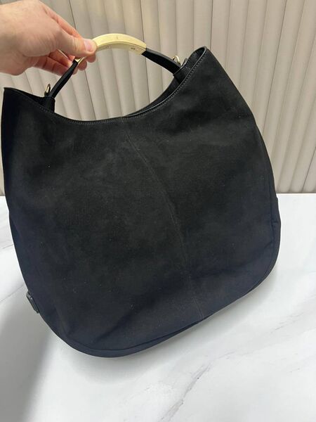 Сумка Moschino женский замша черный g6510783-1
