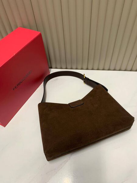 Сумка Ferragamo женский замша w0451968-1-2