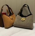 Сумка Ferragamo женский замша графитовый e8694341-1-3