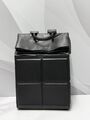 Рюкзак мужской Bottega Veneta кожа swift черный,серебристый p4103460-1