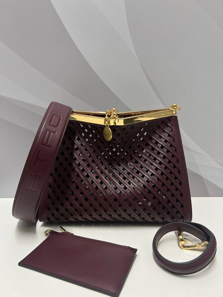 Сумка Etro женский кожа бордовый l6428967-1-2