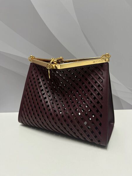 Сумка Etro женский кожа бордовый l6428967-1