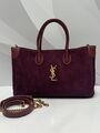 Сумка Saint Laurent женский замша бордовый v3680871-1-2