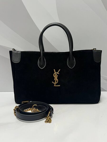 Сумка Saint Laurent женский замша черный p2551605-1-6