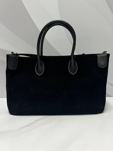 Сумка Saint Laurent женский замша черный p2551605-1-3