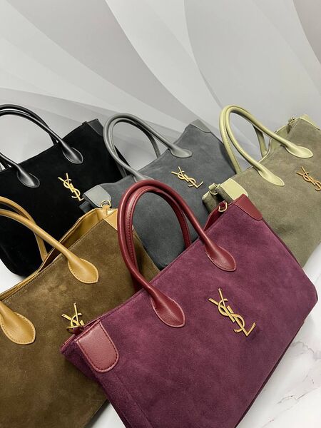 Сумка Saint Laurent женский замша черный p2551605-1-8