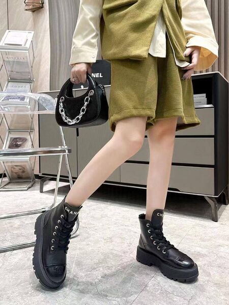 Ботинки Chanel кожа k0781455-1-5