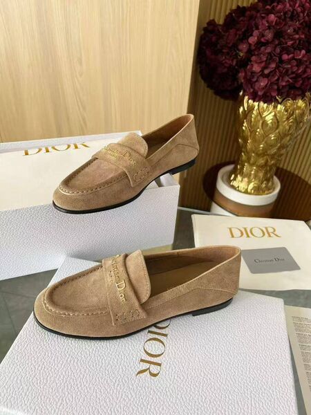 Лоферы Christian Dior замша бежевый p9684909-1-6