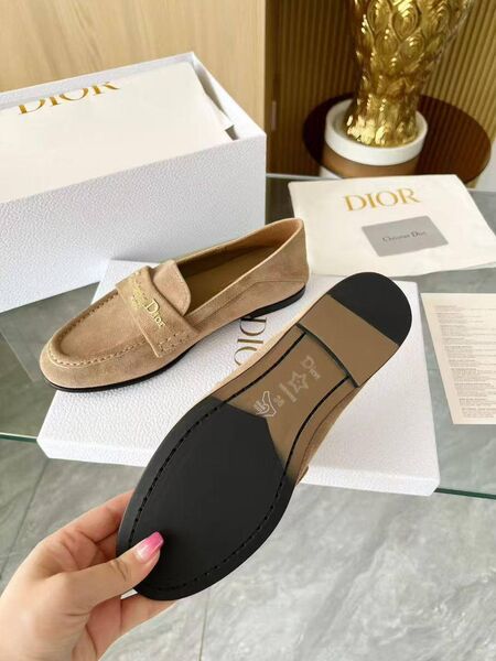 Лоферы Christian Dior замша бежевый p9684909-1-7