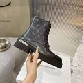 Ботинки Balenciaga кожа swift черный,серебристый s4196142-1