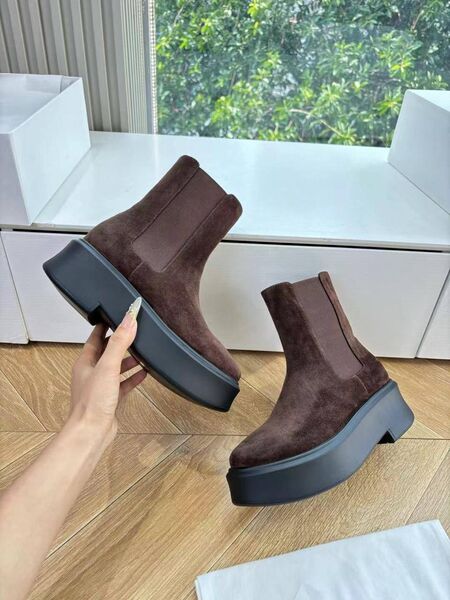Ботинки The Row Zipped Boot l7797721-6
