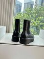 Ботинки The Row Zipped Boot кожа черный m4594814-1-5