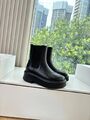 Ботинки The Row Zipped Boot кожа черный m4594814-1-3