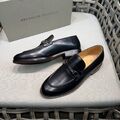 Мужские лоферы Brunello Cucinelli кожа черный h1228667-1-7